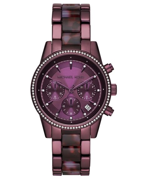 michael kors purple watch